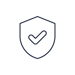 icona sicurezza blu icona sicurezza blu