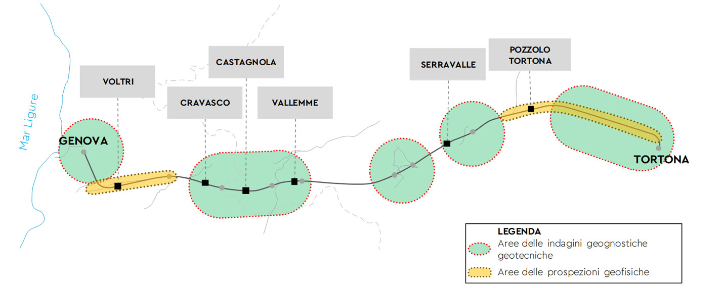 Mappa delle indagini